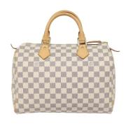 Pre-owned Canvas louis-vuitton-bags Louis Vuitton Vintage , White , Da...