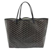 Pre-owned Leather handbags Goyard Vintage , Black , Dames