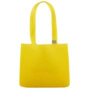 Pre-owned Fabric chanel-bags Chanel Vintage , Yellow , Dames