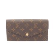 Pre-owned Leather wallets Louis Vuitton Vintage , Brown , Dames