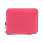 Pre-owned Fabric wallets Hermès Vintage , Pink , Dames