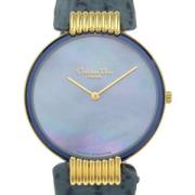 Pre-owned Metal watches Dior Vintage , Blue , Heren