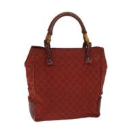 Pre-owned Canvas gucci-bags Gucci Vintage , Red , Dames