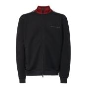 Hoge hals volledige rits sweatshirt zwart Emporio Armani EA7 , Black ,...