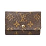 Pre-owned Canvas key-holders Louis Vuitton Vintage , Brown , Heren