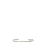 Zilveren Armband met Gegraveerd Numeriek Logo Maison Margiela , Gray ,...