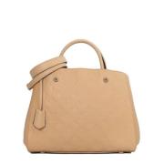 Pre-owned Leather louis-vuitton-bags Louis Vuitton Vintage , Beige , D...