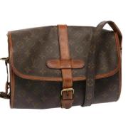 Pre-owned Canvas louis-vuitton-bags Louis Vuitton Vintage , Brown , Da...