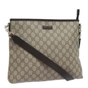 Pre-owned Canvas gucci-bags Gucci Vintage , Beige , Dames