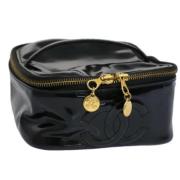 Pre-owned Leather chanel-bags Chanel Vintage , Black , Dames