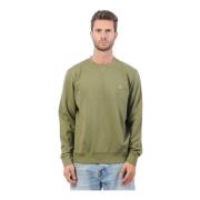 Groene Casual Sweater French Terry Hugo Boss , Green , Heren