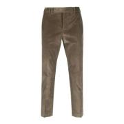 Fluweel Slim Fit Broek PT Torino , Green , Heren