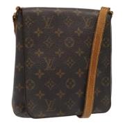 Pre-owned Canvas louis-vuitton-bags Louis Vuitton Vintage , Brown , Da...