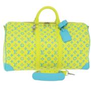 Pre-owned Leather louis-vuitton-bags Louis Vuitton Vintage , Green , D...