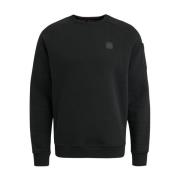 Zachte Fleece Crewneck Sweatshirt PME Legend , Black , Heren