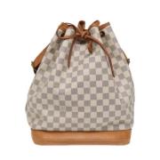 Pre-owned Canvas louis-vuitton-bags Louis Vuitton Vintage , White , Da...