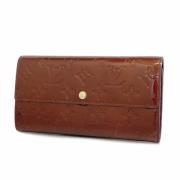 Pre-owned Fabric wallets Louis Vuitton Vintage , Red , Dames