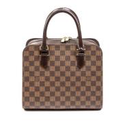 Pre-owned Coated canvas handbags Louis Vuitton Vintage , Brown , Dames