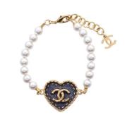 Pre-owned Metal chanel-jewelry Chanel Vintage , Blue , Dames