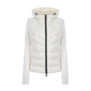 Witte Gebreide Cardigan voor Grenoble Moncler , White , Heren