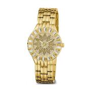 Dames Armbandhorloge Firework Kristal Goud 34 mm Gw0602L2 Guess , Yell...