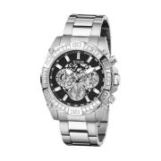 Heren Armbandhorloge Multifunctioneel Horloge Skeleton Trophy Zilver 4...