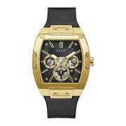 Herenhorloge Roestvrij Staal Kleur Goud Band Leer/Siliconen Gw0202G1 G...