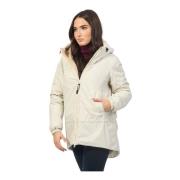 Ivoor Hooded Winterjas Invicta , Beige , Dames