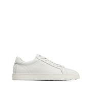 Witte Leren Sneakers met Stud Detail Tod's , White , Heren