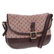 Pre-owned Canvas shoulder-bags Louis Vuitton Vintage , Red , Dames