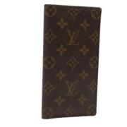 Pre-owned Canvas wallets Louis Vuitton Vintage , Brown , Dames