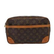 Pre-owned Canvas louis-vuitton-bags Louis Vuitton Vintage , Brown , Da...