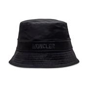 Zwarte Bucket Cap Dames Accessoires Moncler , Black , Dames