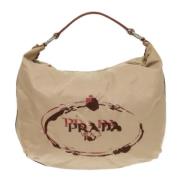 Pre-owned Nylon prada-bags Prada Vintage , Beige , Dames