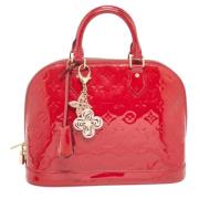 Pre-owned Leather louis-vuitton-bags Louis Vuitton Vintage , Red , Dam...