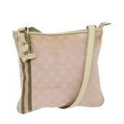 Pre-owned Canvas gucci-bags Gucci Vintage , Pink , Dames