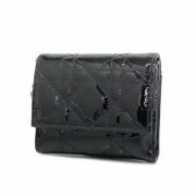 Pre-owned Fabric wallets Dior Vintage , Black , Dames