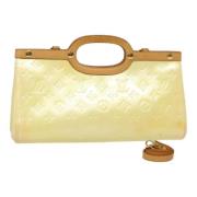 Pre-owned Leather louis-vuitton-bags Louis Vuitton Vintage , White , D...