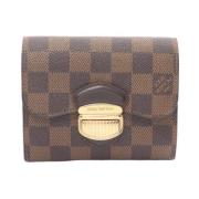 Pre-owned Leather wallets Louis Vuitton Vintage , Brown , Dames