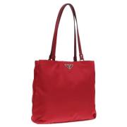 Pre-owned Nylon prada-bags Prada Vintage , Red , Dames