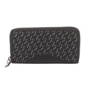 Pre-owned Leather wallets Christian Louboutin Pre-owned , Black , Dame...