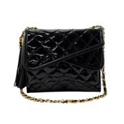 Pre-owned Leather chanel-bags Chanel Vintage , Black , Dames