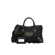 Pre-owned Leather balenciaga-bags Balenciaga Vintage , Black , Dames