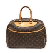 Pre-owned Canvas handbags Louis Vuitton Vintage , Brown , Dames