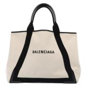 Pre-owned Canvas balenciaga-bags Balenciaga Vintage , White , Dames