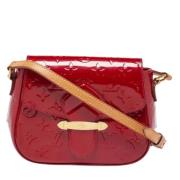 Pre-owned Leather shoulder-bags Louis Vuitton Vintage , Red , Dames