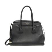 Pre-owned Leather prada-bags Prada Vintage , Black , Dames