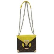 Pre-owned Canvas louis-vuitton-bags Louis Vuitton Vintage , Yellow , D...