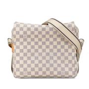 Pre-owned Canvas crossbody-bags Louis Vuitton Vintage , White , Dames