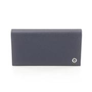 Pre-owned Leather wallets Bvlgari Vintage , Blue , Dames